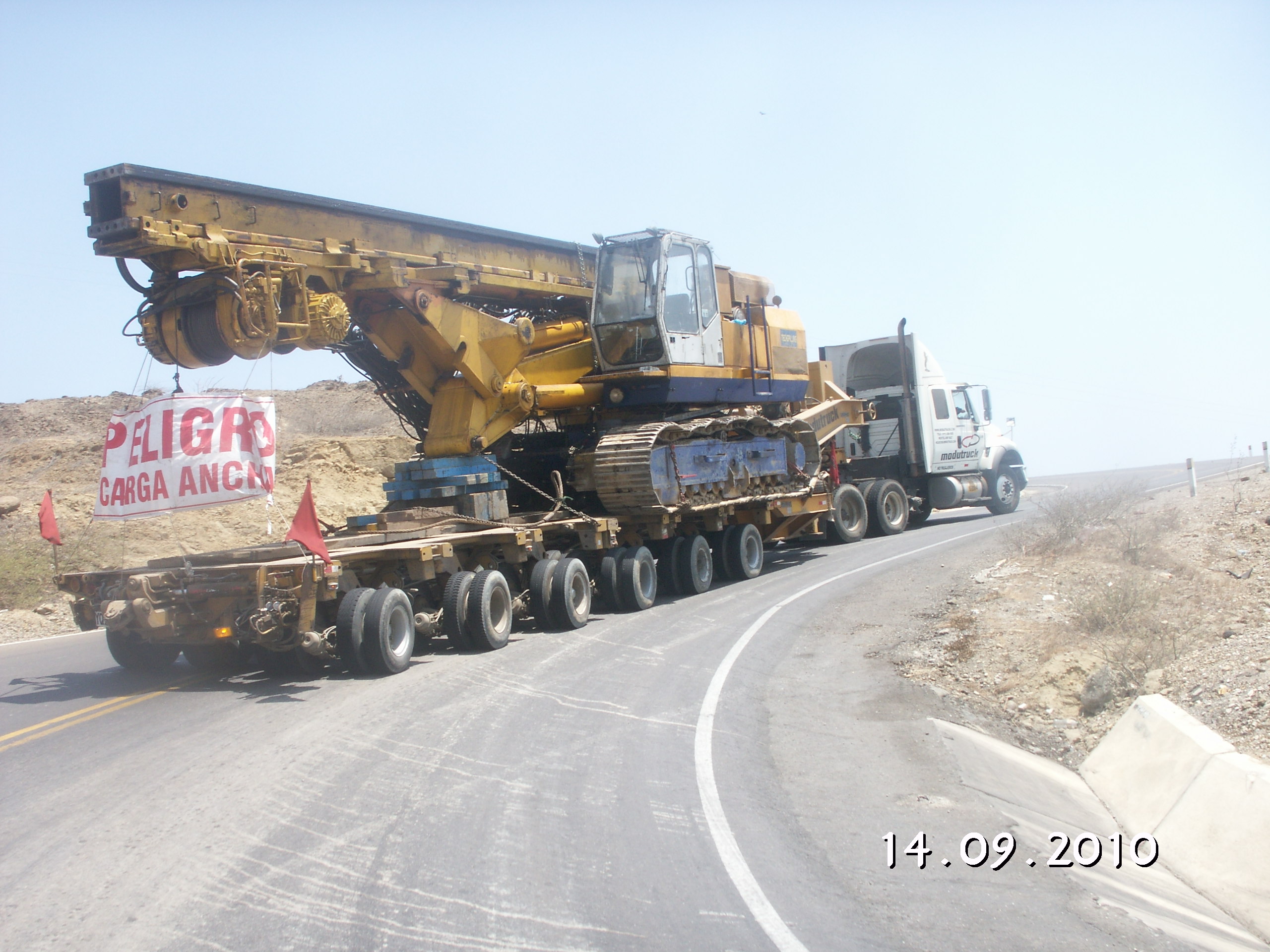 Pilotera 60 tons. Tumbes - Moyobamba