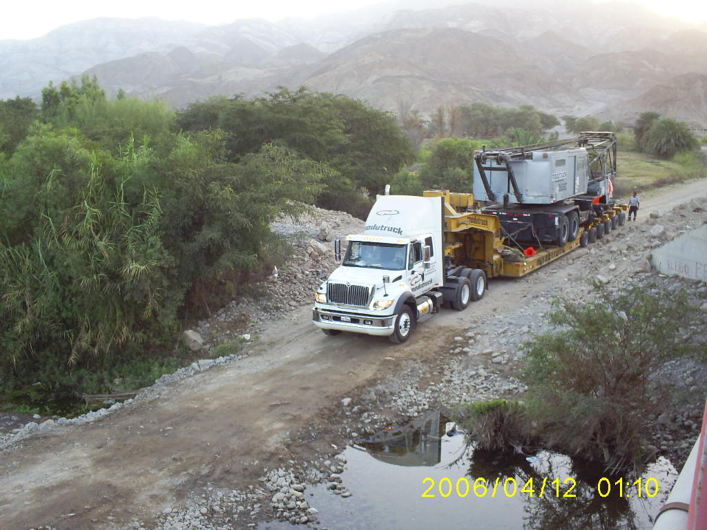 Transporte de nuestra Grua